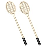Stylos noirs : ce stylo, conçu pour ressembler à une raquette de badminton amusante, apporte une touche unique et ludique à votre collection de papeterie