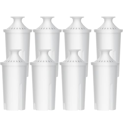 Image of Overbest Pitcher Water Filter Replacement for Brita Filters, 8 Pack