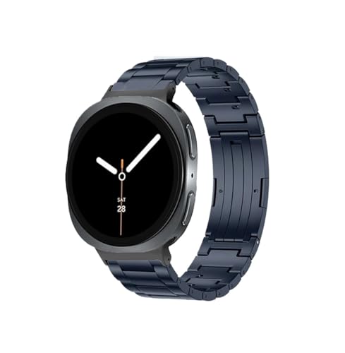 �`�^���N�C�b�N�t�B�b�g�o���h�ɓK������ Samsung Galaxy Watch Ultra/47mm/2025/8 Classic/46mm/ 8/40mm/44mm�ɑΉ�(Dark blue,For Galaxy Watch 8 44mm)