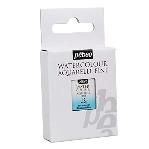Pébéo – Pintura Acuarela Fine 1/2 coulé azul ultramar