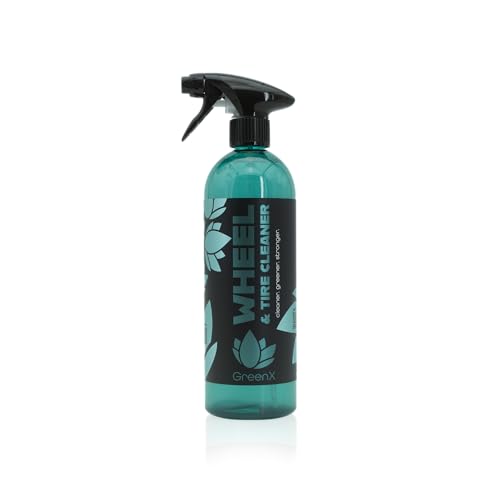 GreenX Wheel & Tire Cleaner 750ml Felgenreiniger und Reifenreiniger auf Basis nachwachsender Rohstoffe, lösemittelfrei