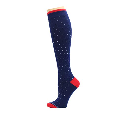 Image of REXX 3 Pairs Women's Knee-high Therapeutic Graduated Anti-Fatigue 8-15mmHg Combed Cotton Compression Socks