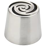 Dinntty Extra Große Russische Spritztülle, Edelstahl-spritzbeuteltüllen Für Blumendekorationen...