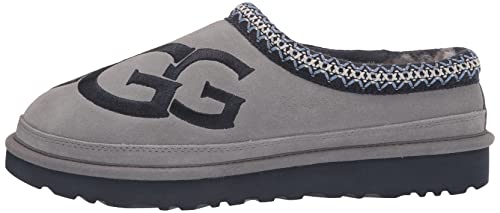 Ugg Men's Tasman Logo Slipper, Metal/Dark Sapphire, 10 #TOP7