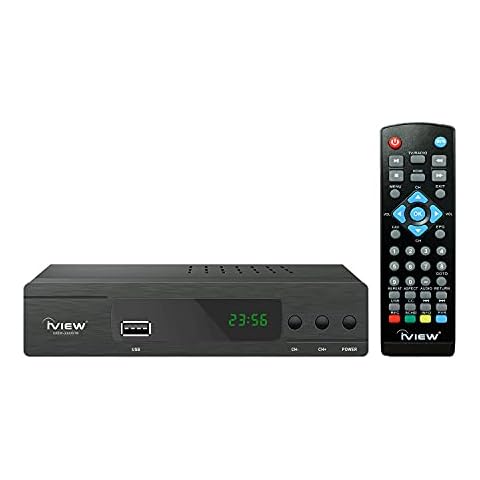 iView 3300STB ATSC Converter Box with Recording, Media Player, Built-in Digital Clock, Analog to Digital, QAM Tuner, HDMI, USB Cover