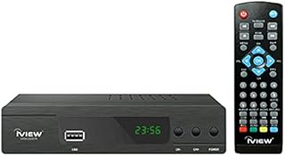 iView 3300STB ATSC Converter Box with Recording, Media Player, Built-in Digital Clock, Analog to Digital, QAM Tuner, HDMI, USB