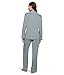 Eberjey Women's Gisele TENCEL™ Modal Long PJ Set Lead/Ivory, Medium