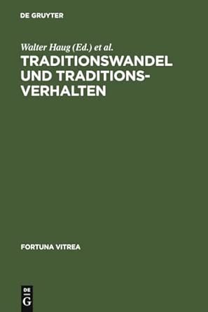 Traditionswandel und Traditionsverhalten: 5 Reprint 2010 ed. Edition book cover