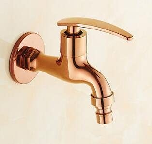 Robinet de salle de bain en laiton sculpté dragon rose luxe