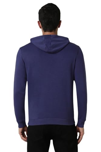 Image of Van Heusen Men's Hooded Neckline Full Sleeve Premium Cotton Blend Sweatshirt for Men | Effortless Styling | Comfort Wear
