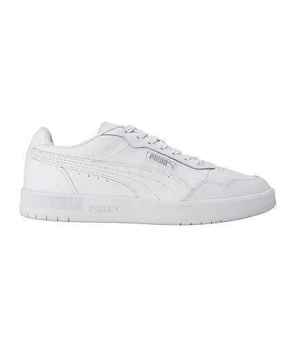 Image of PUMA Men's Court Ultra Sneaker, Puma White Puma White Puma Silver, 4