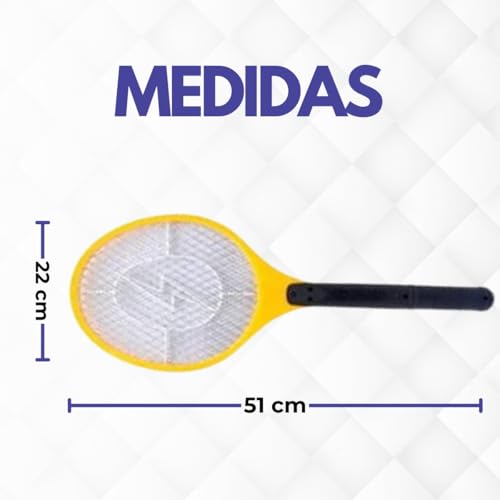 Raquete Mata Insetos Elétrica Recarregável Bivolt: Mosquito, Pernilongo e Mosca - Armadilha Dengue (