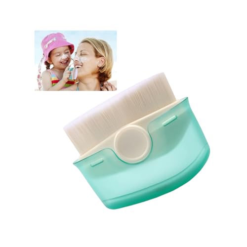 generic Sunscreen Applicator for Kids Summer Gifts - Brush On Sunscreen,Kids Sunscreen Applicator Brush,Sunblock Brush with Protective Caps (Mint Green)