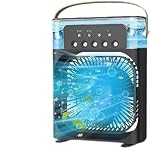 Predefine Portable Air Conditioner Small Ac Quaite Personal Air cooler Usb Power Mini Desktop Cooling Misting fan 1/2/3 Timer With speed 360 Adjustable For Office Room Desk And Car