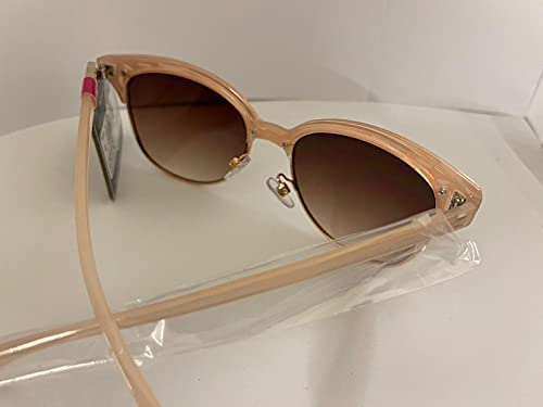 Foster Grant Women's HD Club Master Rose Gold Cat Eye Plastic Sunglasses2