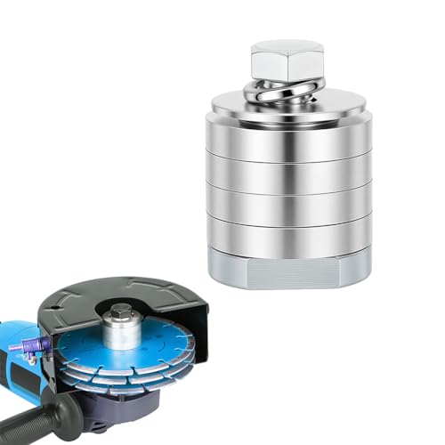 Image of Serplex125mm Angle Grinder Groove Cutting Adapter, M14 Thread Quick Change Carbon Steel Slotting Machine Conversion Head, Angle Grinder to Grooving Machine Adapter Fits Type 125 Angle Grinders