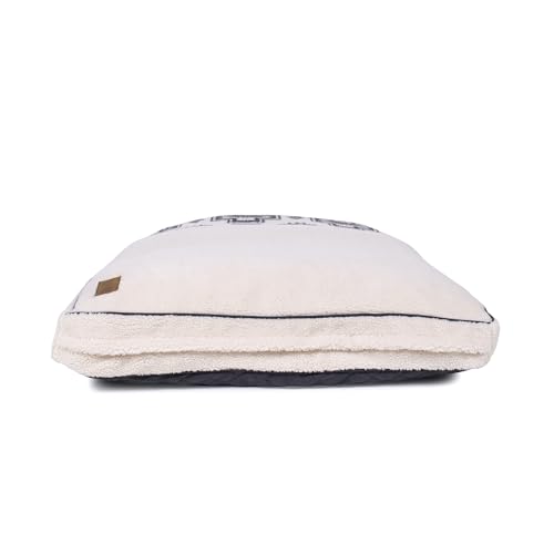 Pendleton Harding Tonal Berber Napper Dog Bed in Natural, L - Thumbnail 3