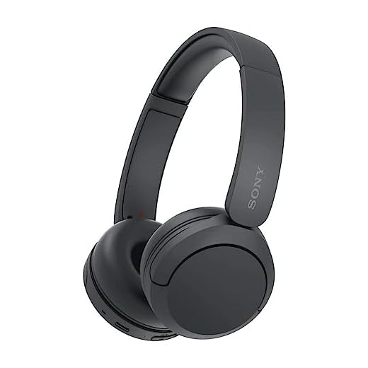 Sony WH-CH520 Compact Easy Carrying Wireless Bluetooth On-Ear Headphones with Microphone (Black)