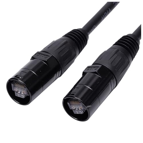 Câble Ethercon CAT6 rj45 pour studio et scène lot de 2 câbles de 2 mètres