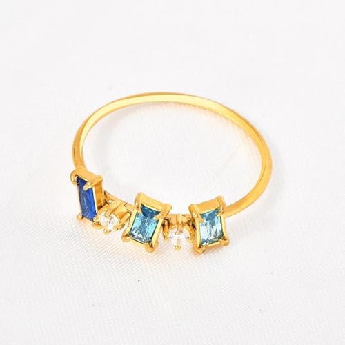 Ring jewellery bague diamant multicolore simples pour une transformation polyvalente