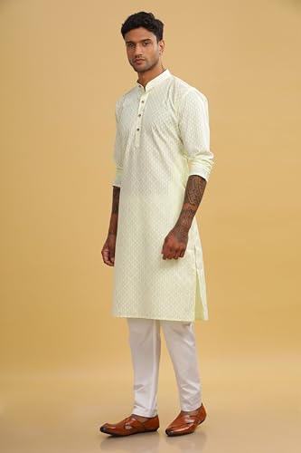 Image of BE ACTIVE Cotton Kurta for Men | Traditional and Classy Design | Indian Kurta | Full Sleeve Kurta
