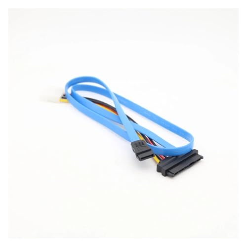 Cable adaptador SATA 7 PIN a S/A/S 29 PIN SFF-8482 y 4 PIN macho miniatura 4