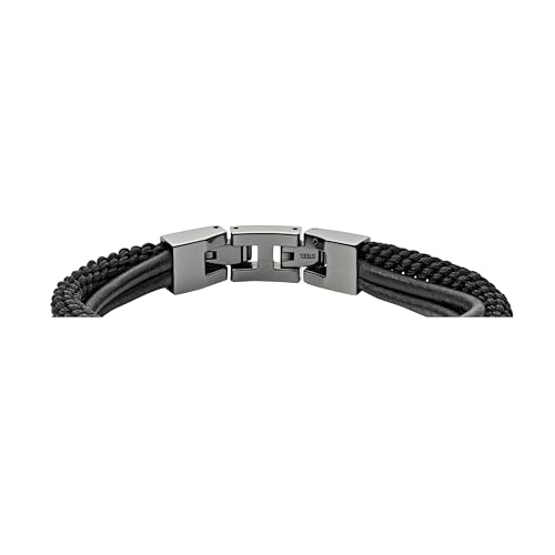 Fossil Men's Plated Stainless Steel Engravable Personalized Gift ID, Chain or Cuff Bracelet for Men4