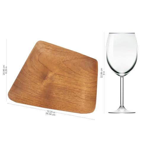 Platos para sushi artesanales de madera NOVICA pareja miniatura 4