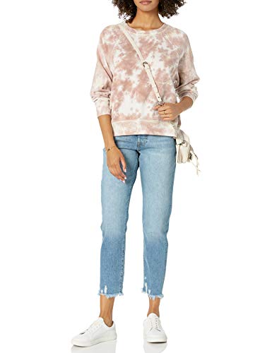 The Drop Women's Caroline Raglan Long Sleeve Fleece Sweatshirt Sweater, -Wheat Tie Dye, Xl #TOP3