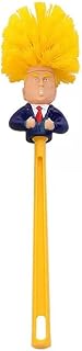 Trump Toilet Brush Tool - Funny Novelty Political Gift for Family & Friends, White Elephant Gift Idea, Bathroom Cleaning Tool with Plunger Combo(Trump Design)