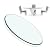 WORDFUN Dining Table Glass Table Top, Transparent Flat Circular Sheet, Clear Table Cover Protector, Strong Hardness, Not Fragile, Premium Circular Glass, Decorative Glass Furniture