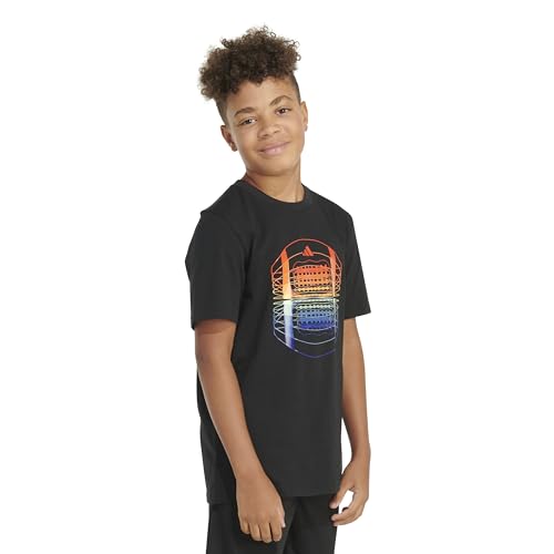 Image of Adidas Boys Short Sleeve T-Shirt Sports Graphic Tee Shirt