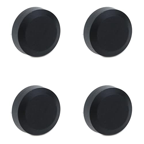 Image of 4 Sets Mirror Clip Round Glass Clamps Clips Mirrors Holder Supporting Sheet Hanging Glass Clips for Dresser Bathroom Walls Fixed Home Hardware Accessories 0.75 inch (Black)