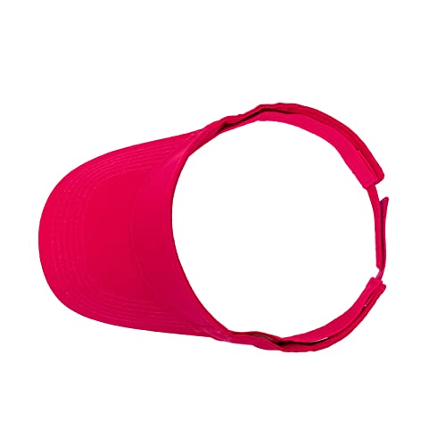 Andiceqy Sport Sun Visor Hats Adjustable Empty Top Baseball Cap Cotton Ball Caps For Women And Men (Hot Pink) #TOP3