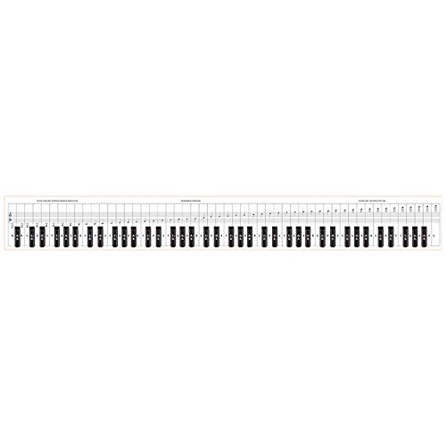 Jewecutger Piano d’entraînement à 88 touches et tableau de notes pour derrière le piano, guide d’aide pédagogique pour étudiants débutants - Les Beatles, Paul McCartney, John Lennon, RIngo Starr, George Harrison Jewecutger Piano d'entraînement à 88 touches et tableau de notes pour derrière le piano, guide d'aide pédagogique pour étudiants débutants – Image 8