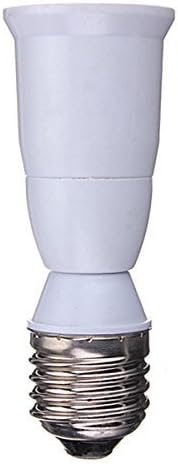 5pcs - (E26/E27 To E26/E27 Extender) - E26/E27 Standard Medium Socket Edison Screw Lamp Base Socket Extender Extension Adapter