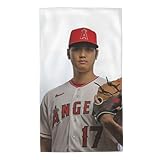 タオル 写真 おおたに しょうへい大谷 翔平 (2) 吸水速乾 洗顔ホテル仕様 ソフトビーチスイミング速乾スポーツフェイスタオル 旅行業務用エステタオル