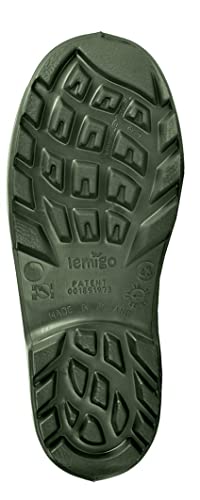 LEMIGO leichte EVA Gummistiefel gefüttert Grenlander (44, Grün)