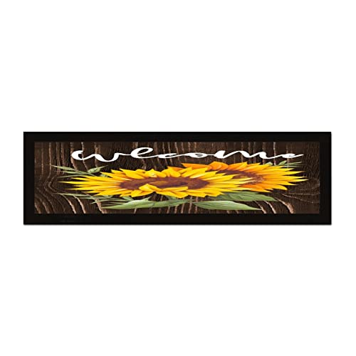 Cadre tournesol à suspendre en bois pour embellir la chambre et le bureau avec style