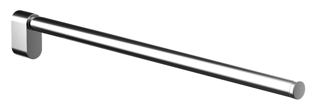EMCO Flow - Toallero de Pared de un Solo Brazo, Barra rígida de Metal, toallero de baño, Cromado