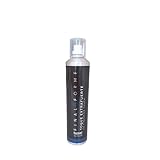 Fijación extra fuerte para peinados exigentes. Protege y da brillo al cabello.
