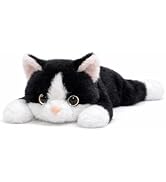 Amazon.co.jp: 猫 ぬいぐるみ リアル 大きい 動物 ふわふわ ハチワレ