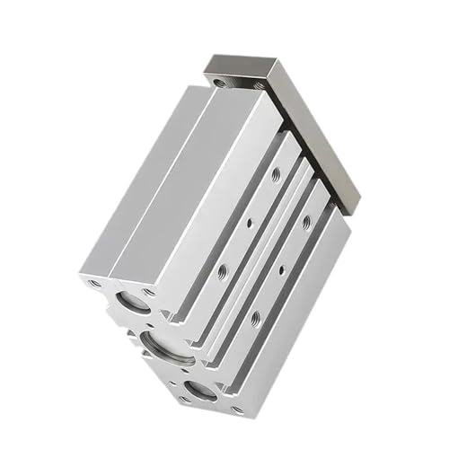 Vérin pneumatique 3 tiges alésage 63mm pour bloquer les charges sans torsion