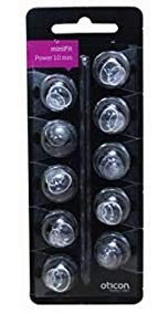 10MM Power Replacement Domes for Oticon MiniRite Hearing Aids (10mm Power 1PACK)