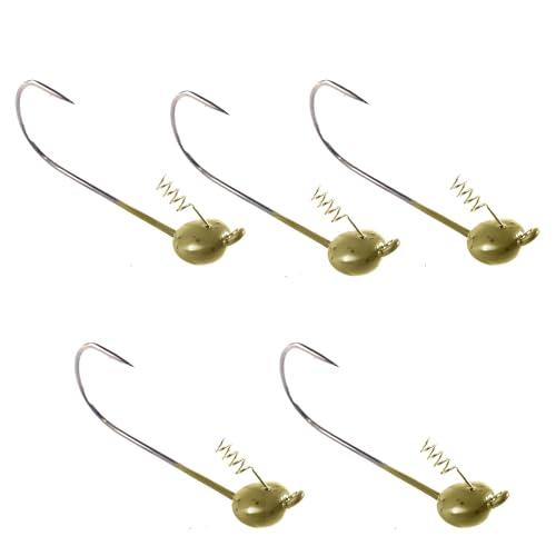 Reaction Tackle Shaky Head Green Pumpkin 1/16