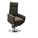 Produktbild Cavadore TV-Sessel Cobra mit 2 E-Motoren und Aufstehhilfe / Elektrisch verstellbarer Fernsehsessel mit Fernbedienung / Relaxfunktion, Liegefunktion / bis 130 kg / S: 71 x 108 x 82 / Lederoptik Olive