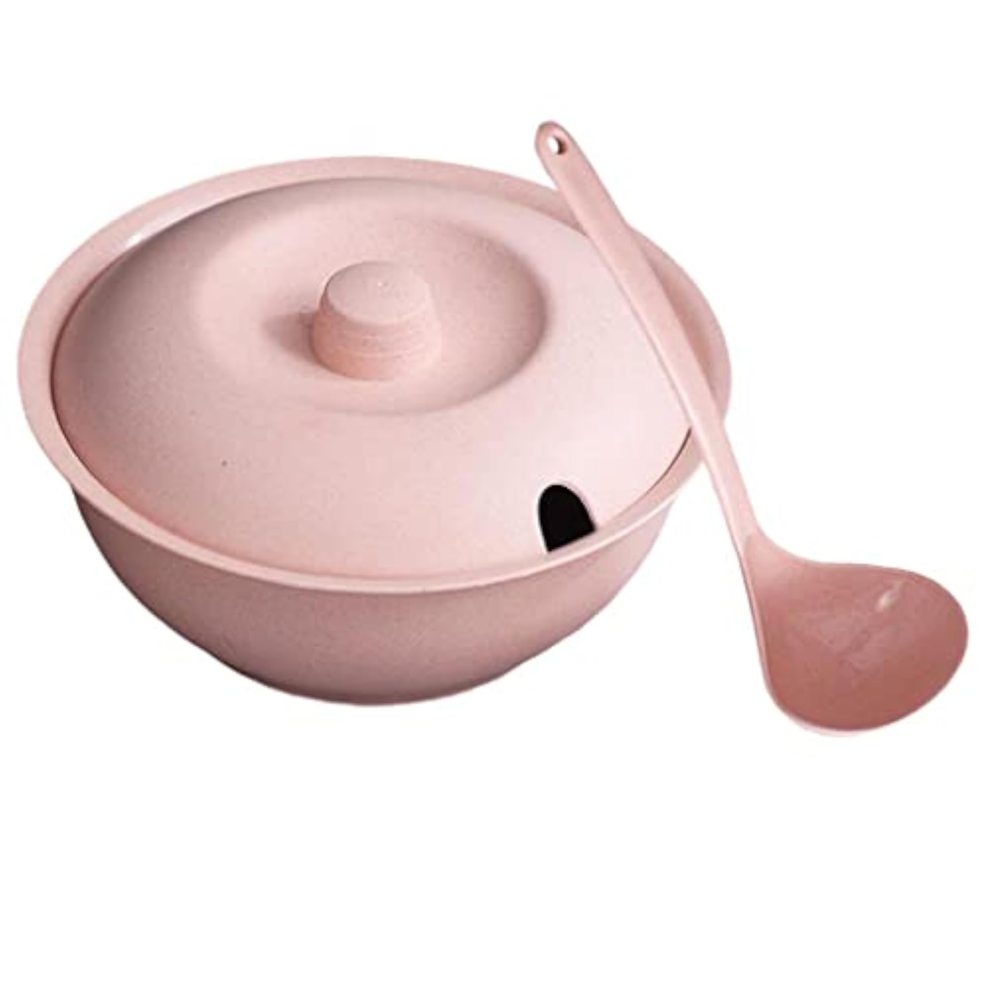 Wheat Straw Household Tableware Set, Light Pink