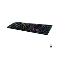 Logitech G G915 LIGHTSPEED Tastiera Gaming Meccanica Wireless, Profilo Ribassato, GL-Tactile...