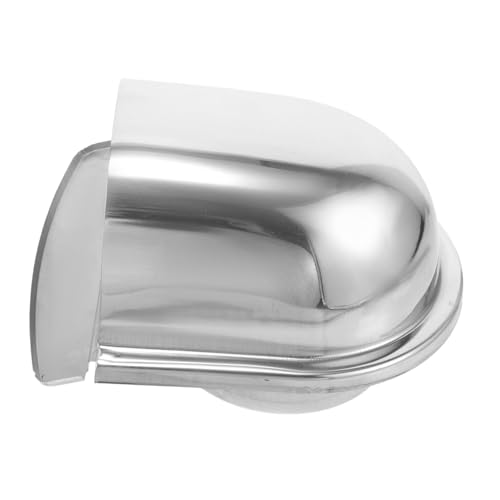 NOLITOY Chapeau de Cheminée Acier Inoxydable Protection Pluie et Vent Couverture Aération de Toit Résistante Capot Étanche pour Conduit Extérieur avec Joint Ventilateur de Toit