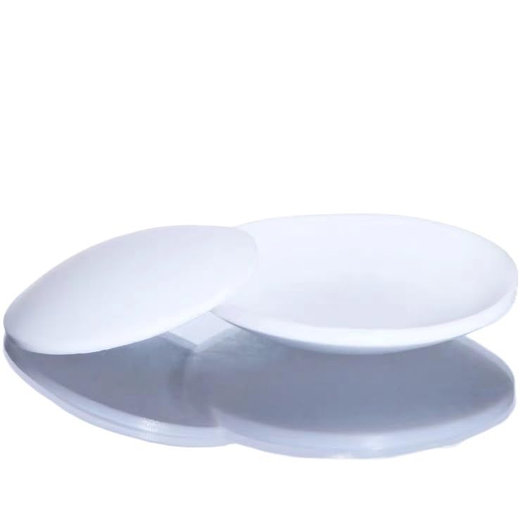 Vidrio de Reloj de PTFE for Laboratorio, Tapa de Vaso de precipitados de politetrafluoroetileno F4, Resistente a ácidos y álcalis y a Altas temperaturas(150mm 1 Piece)